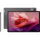 Lenovo Tab P12 TB370FU gri öğrenci tableti; ön ekran ve arka kasa görünümleriyle birlikte gösterim