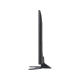 LG 55UP81006LA Ultra HD 4K LED televizyonun gri ayaklı yan görünümü, düz ekran tasarım