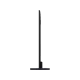 TCL 98P8K Ultra HD 4K LED televizyon siyah ince ekran tasarımı, TV ayağıyla yan görünümde