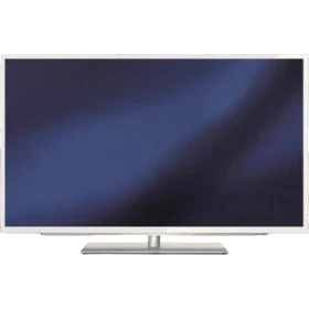 Beko B55-LW-9377 Full HD FHD TV, beyaz çerçeveli ve ayaklı televizyon görünümü
