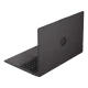 HP 255 G10 D30M3ETH59 siyah iş ve ofis laptopu, kapalı tasarım ve klavye görünümü
