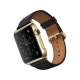 Apple Watch Edition 42 mm, 18 ayar sarı altın kasa ve klasik tokalı siyah kayışlı akıllı saat