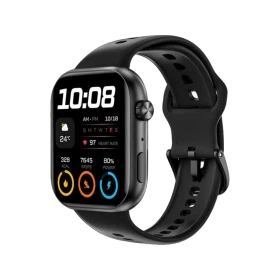 Honor Choice Watch 2i siyah akıllı saat, renkli sağlık ve aktivite göstergeleri bulunan ekranıyla
