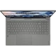 Casper Nirvana X600.7430-8V00R-G-F gri iş ve ofis laptopu klavye ve dokunmatik panel önden görünüm
