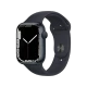 Apple Watch Series 7 45 mm siyah alüminyum kasa ve spor kordonlu akıllı saat