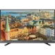 Grundig 43 VLE 5537 BG Full HD LED TV, şehir manzarası gösteren ince siyah televizyon