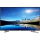 Sunny uydu alıcılı Full HD 55 inç televizyon, dağ ve göl manzarası gösteren siyah ekranlı tasarım