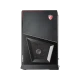 MSI Trident 3 9SH-490EU siyah masaüstü bilgisayar, kompakt kasası ve önde fan ızgarasıyla