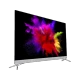 Philips 55POS901F OLED 55 inç Ultra HD 4K TV, renkli ışık efektli ekranda şık siyah tasarım