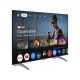 Arçelik A43 E 795 B Ultra HD 4K LED televizyon, siyah ekranında akış platformları arayüzüyle kapalı stantta