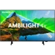 Philips 55PUS8349 Ultra HD 4K LED televizyon ekranında canlı “AMBLIGHT” sahnesi, genel renk.