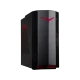Acer Nitro N50-620 siyah masaüstü bilgisayar, kırmızı detaylı kasa ve ön panel bağlantı noktalarıyla.