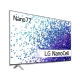 LG 50NANO776PA Ultra HD 4K LED televizyon ekranında NanoCell temalı mavi-mor görüntü, genel renk