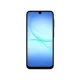 Samsung Galaxy A17 siyah akıllı telefon, önden görünüm, geniş ekran ve damla çentikli tasarım