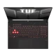 Asus TUF Gaming A16 FA607NUG koyu gri oyuncu laptop klavye ve TUF logosu, 24GB 1TB W11P görünüyor