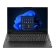 Lenovo V15 G4 82YY0012TRCB siyah iş ve ofis laptopu, açık ekranlı önden görünüm