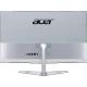 Acer Aspire C24-865 masaüstü bilgisayarın gümüş renkli arka yüzü ve bağlantı noktaları