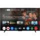 Vestel 65QG9960 Ultra HD 4K QLED televizyonun ekranında yayın platformları menüsü gösteriliyor