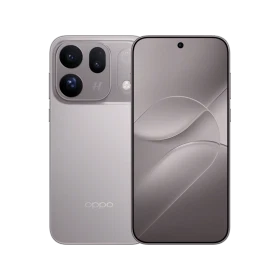 Gri Oppo Find X10 telefonun ön ve arka yüzünü gösteren ana ürün görünümü