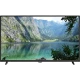 Sunny SN49DAL08-TNR Full HD FHD TV, siyah çerçeveli ekranında dağ ve göl manzarası gösteriyor