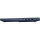 HP Victus Gaming 16-s0064nt 8Q4K4EA koyu mavi oyuncu laptop yan görünüm bağlantı portlarıyla