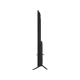 Vestel 65UA9531 Ultra HD 4K LED televizyonun siyah renkli ince yan profili ve ayakları