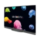 LG OLED65E6V Ultra HD 4K OLED televizyon, ekranda renkli medüz görselleriyle ön panel görünümü