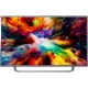 Philips 50PUS7303 Ultra HD 4K LED televizyon; canlı renklerle bulutlu manzara ekranı ve gümüş ayaklar
