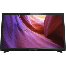 Philips 24PHK4000 HD Ready LED televizyon, siyah ekran çerçeveli televizyon vitrin görünümü