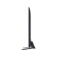 LG 75UP81006LA 75 inç Ultra HD 4K LED televizyon, siyah renkli ince tasarım yan görünüm