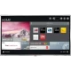 LG 42LB582V 42 inç Full HD FHD LED TV ekranında Smart arayüz görünüyor, genel siyah renkli vitrin ürünü