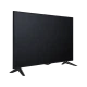 Vestel 55UB8600 Ultra HD 4K siyah LED televizyon, ince çerçevesi ve ayaklı tasarımıyla önden görünüm