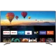 Beko B75 A 870 G Ultra HD 4K TV, siyah çerçeveli ekranında balon manzarası ve akıllı uygulamalar gösteriliyor