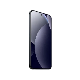 Xiaomi Redmi Note 15 Pro 5G siyah akıllı telefon, ince çerçeveli ekran ve ortada ön kamera deliğiyle önden görünüm