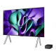 LG OLED97M49LA Ultra HD 4K OLED televizyon; soyut renkli ekran içeriği ve ayaklı tasarım görünüyor.