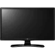 LG 24TK410U-PZ HD Ready LED TV, genel renkli siyah ekran ve ayaklı TV görünümü