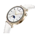 Huawei Watch GT 4 Beyaz 41mm akıllı saat, beyaz kayışlı yuvarlak kadran ve altın renkli kasa