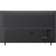 LG 65UA84006LB Ultra HD 4K LED televizyon; genel siyah tasarımlı ince çerçeve, arka panel görünümü