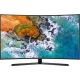 Samsung 55NU7500 Ultra HD 4K LED televizyon ekranında deniz ve kaya manzarası, genel renk vitrin görünümü