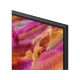 Samsung 98QN90F Ultra HD 4K QLED TV, ince siyah çerçeveli ve canlı renkli ekran görüntüsü