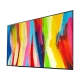 LG OLED83C24LA Ultra HD 4K OLED televizyon; renkli canlı ekran görüntüsüyle şık tasarım