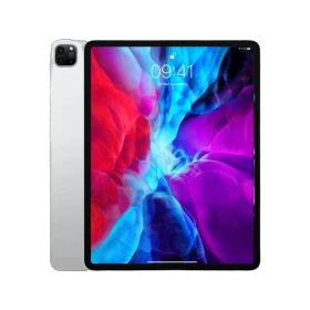 Apple iPad Pro 1024 GB 4G, 12.9 inç, gümüş tablet; önde ekran görüntüsü ve arka kamera detayı.