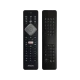 Philips 55PUS6412 Ultra HD 4K LED TV kumandası, siyah renkli ergonomik tuşlu tasarım