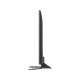 LG 65UQ81006LB Ultra HD 4K LED televizyon, ince siyah gövde yan profilden görünüyor