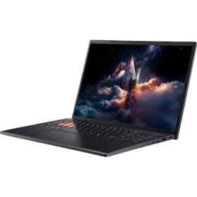 Siyah Acer Nitro Lite NL16-71G-5566A43 iş ve ofis laptopu, açık ekranlı ve ince tasarımlı açıdan görünüm