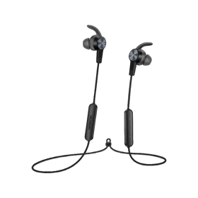 Huawei Sport Headphones Lite AM61 Kablosuz siyah kulaklık, kulak içi tasarım ve boyun askısıyla