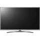 LG 50UM7600PLB Ultra HD 4K LED TV siyah ekranlı, ince çerçeveli televizyon görünümü