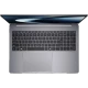 Asus ExpertBook B1 B1503CVA-S75438A016 gri iş ofis laptop klavye ve touchpad görünümü