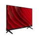 Vestel 32H8600 HD Ready LED televizyon, siyah çerçevesi ve ayaklarıyla kırmızı ekran görüntüsü