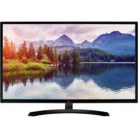LG 32MN58HM 32 inç Full HD LED televizyon ekranında doğa manzarası, genel renkli vitrin görünümü